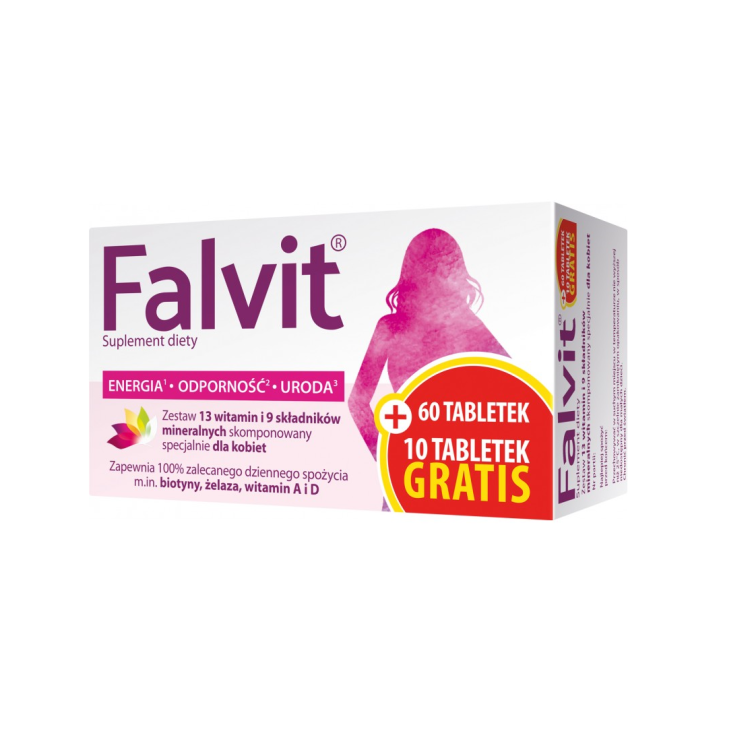 Falvit 60 tabletek + 10 tabletek