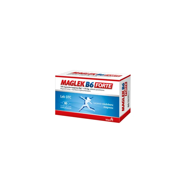 Maglek B6 Forte 100 mg+10 mg 60tabletek