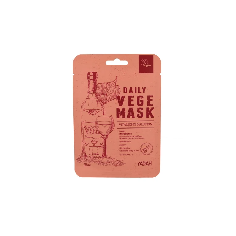 Yadah Daily Vege Mask-wine Maska W Płachcie 23ml