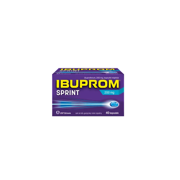 Ibuprom Sprint 200 mg 40 kapsułek