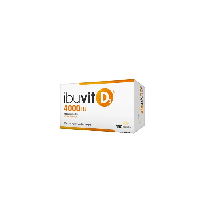 Ibuvit D3 4000 IU 150 kapsułek