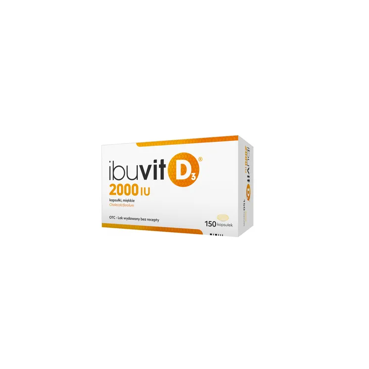 Ibuvit D3 2000 IU 150 kapsułek