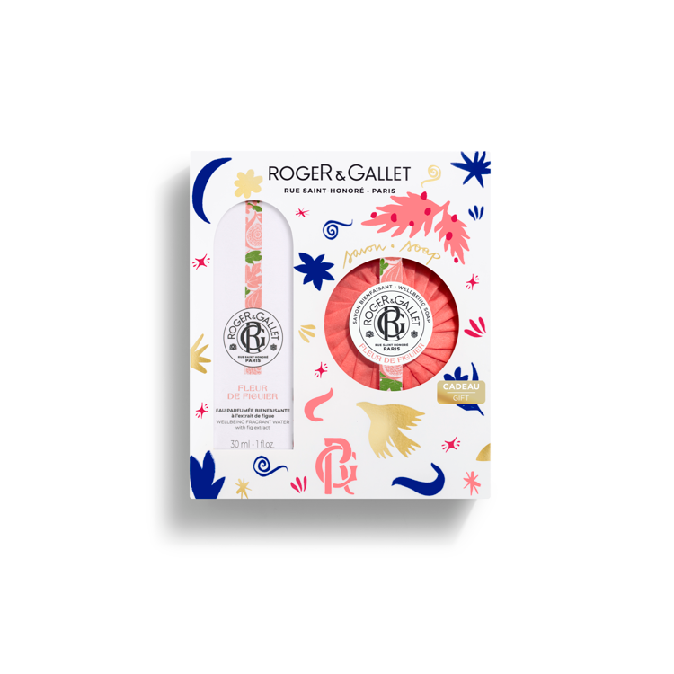 ROGER & GALLET Zestaw Fleur de Figuier Woda zapachowa well-being 30ml + Mydło well-being 100g