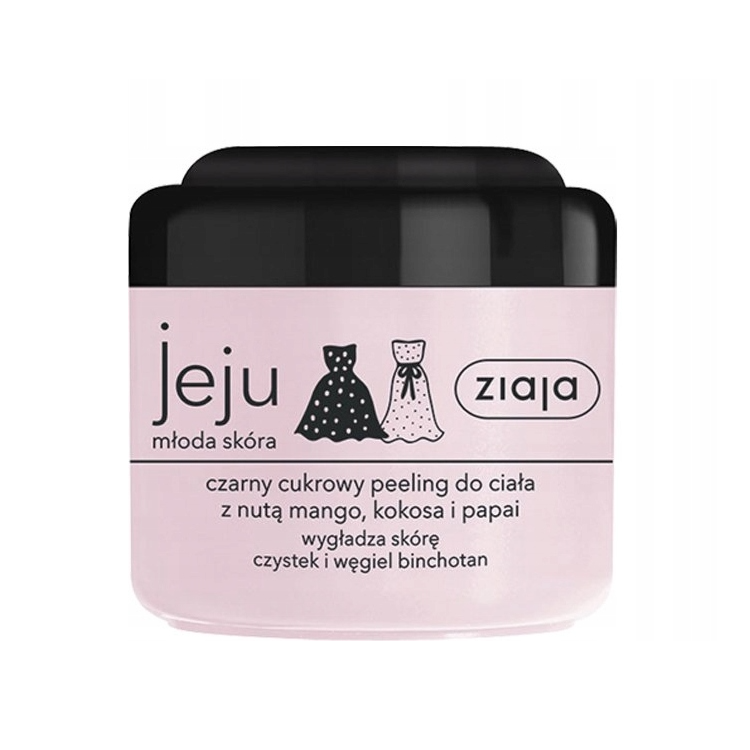 Ziaja JEJU Czarny cukrowy peeling do ciała 200ml