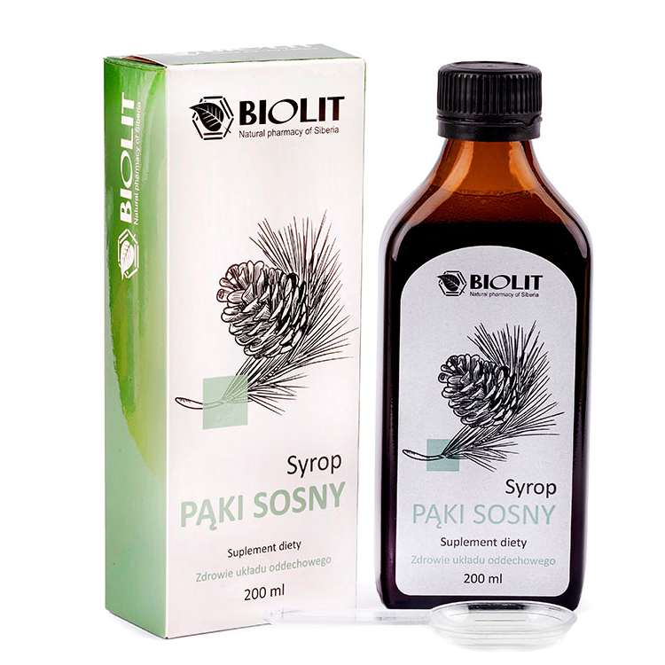 Biolit Syrop z pąków sosny 200 ml