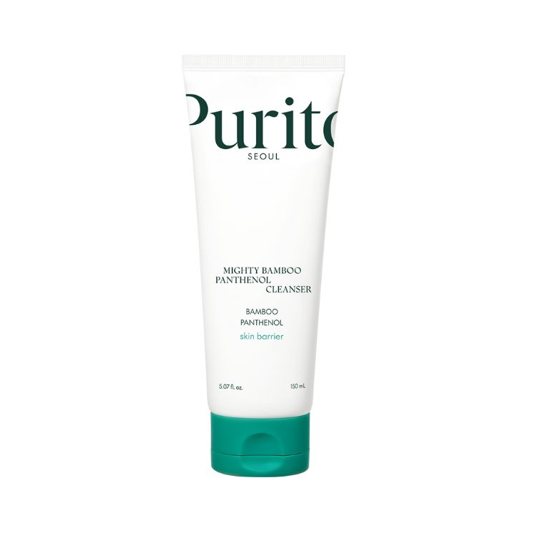 PURITO SEOUL Mighty Bamboo Panthenol Cleanser Nawilżający żel do mycia twarzy 150 ml