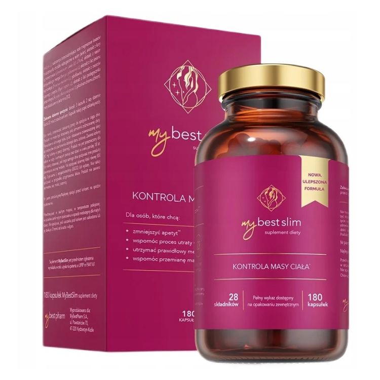 MyBestPharm MyBestSlim 2.0 180 Kapsułek MyBestPharm MyBestSlim 2.0 180 Kapsułek