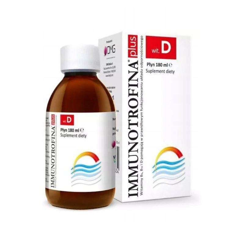 Immunotrofina plus wit. D płyn 180 ml