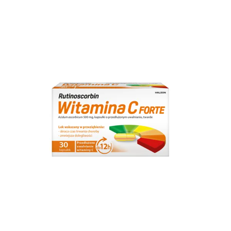 Rutinoscorbin Witamina C Forte 500mg 30 kapsułek