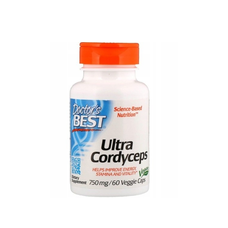 Doctor's Best Ultra cordyceps 750 mg 60 kapsułek