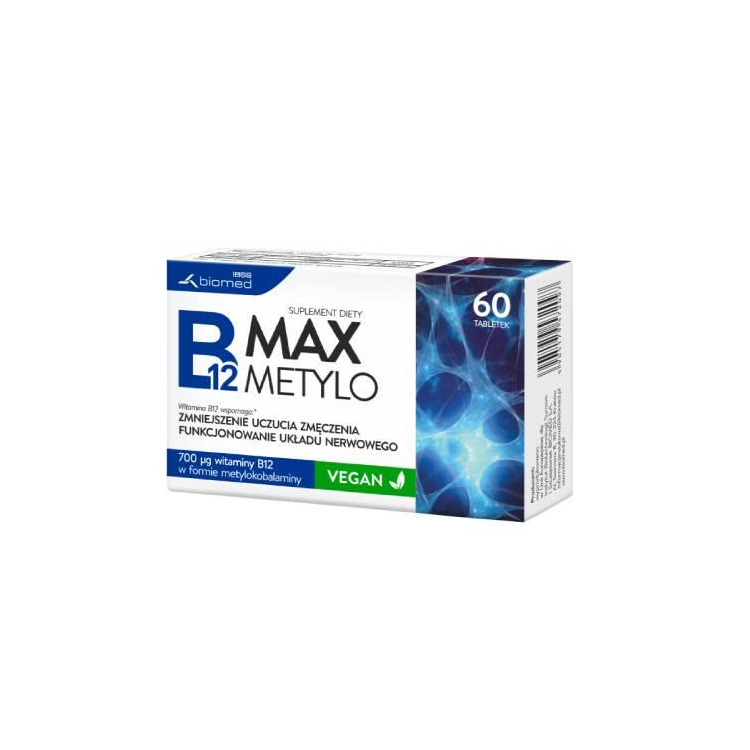 B12 MAX METYLO 60 tabletek