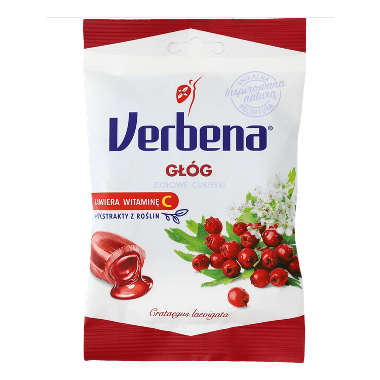 Verbena Cukierki ziołowe Głóg 60 g