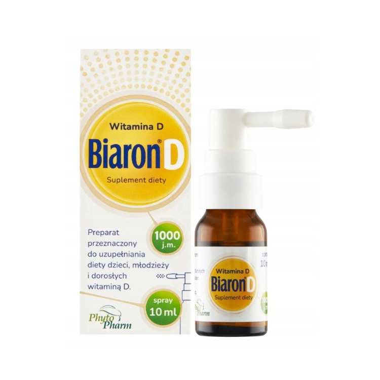 Bioaron D spray 1000 j.m. Spray 10ml