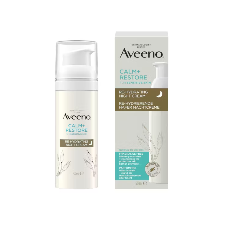 Aveeno Calm + Restore Re-Hydrating Krem na noc 50ml