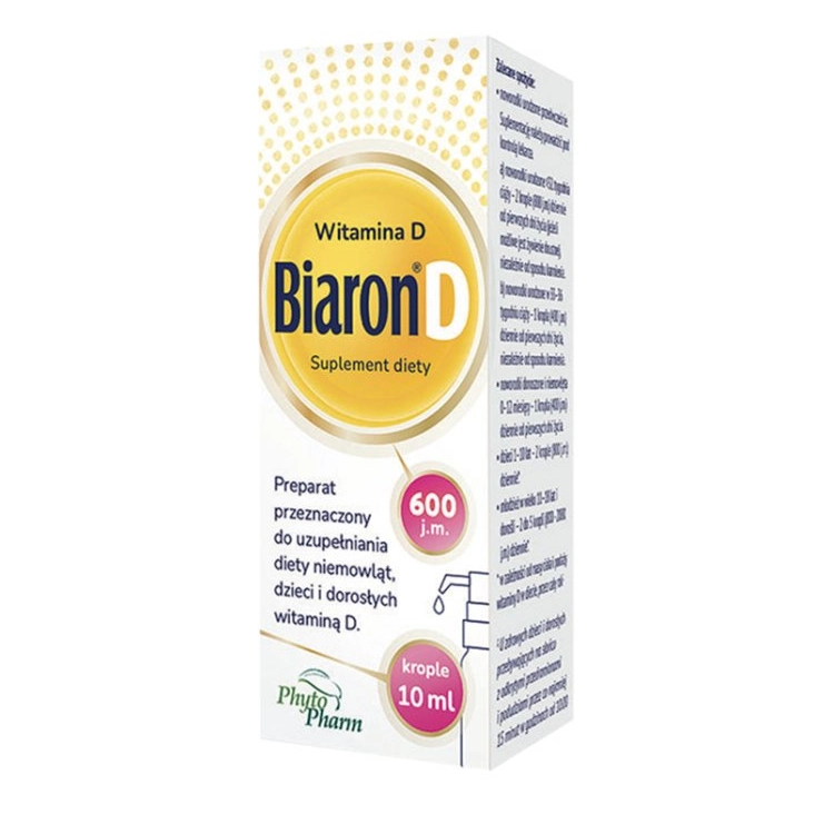 Biaron D 600 j.m. krople 10ml