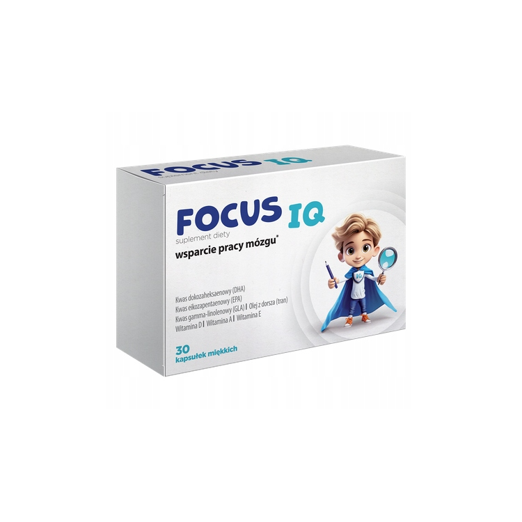 FOCUS IQ Wsparcie pracy mózgu 30 kapsułek