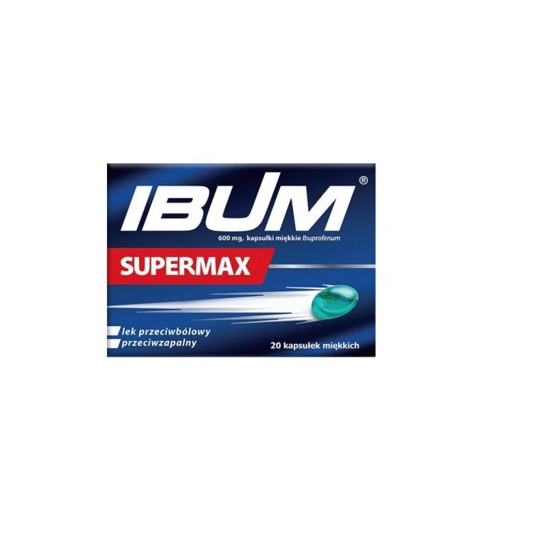 Ibum Supermax 600 mg 20 kapsułek