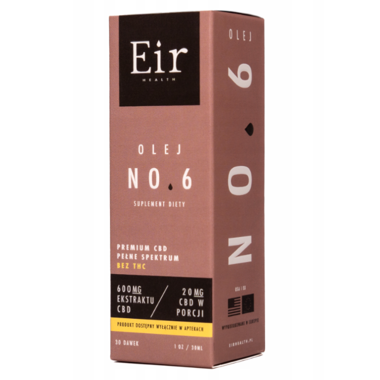 Eir Health Oil No. 6 olej konopny CBD 30 ml