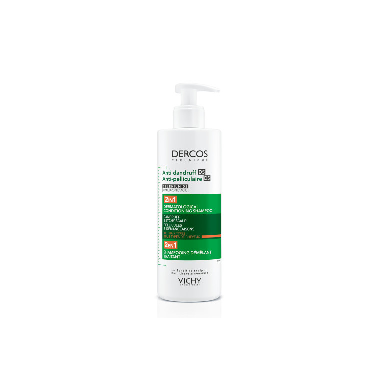 VICHY Dercos DS szampon przeciwłupieżowy z odżywką 2w1 390ml