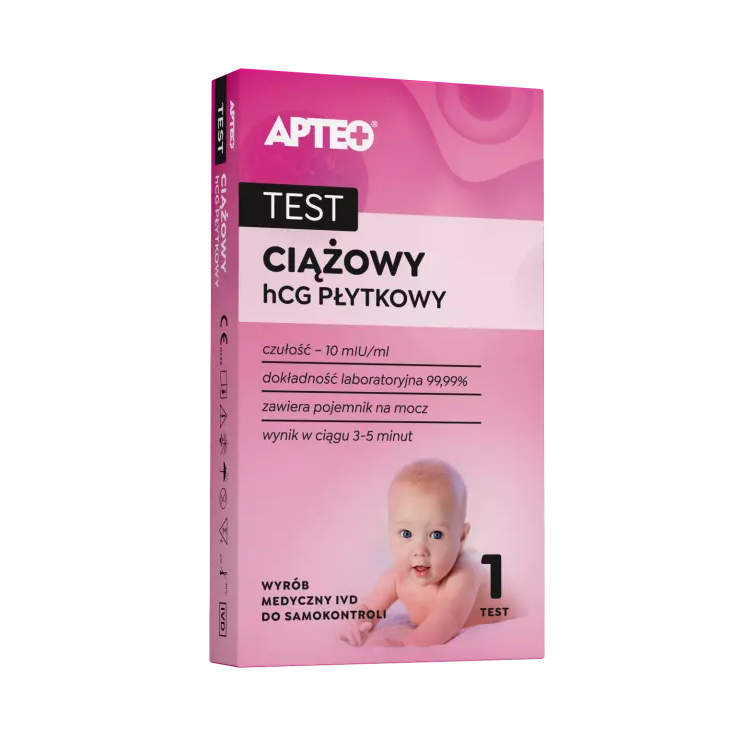 APTEO Test ciążowy HCG płytkowy