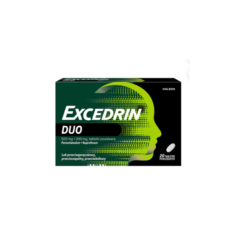 Excedrin Duo 20 tabletek powlekanych