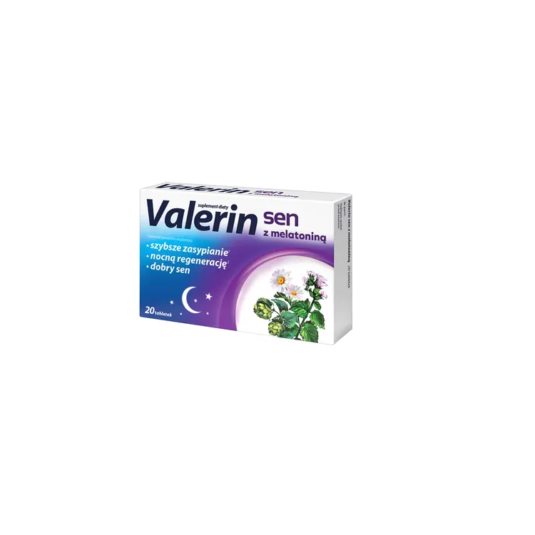 Valerin Sen z melatoniną 20 tabletek Valerin Sen z melatoniną 20 tabletek