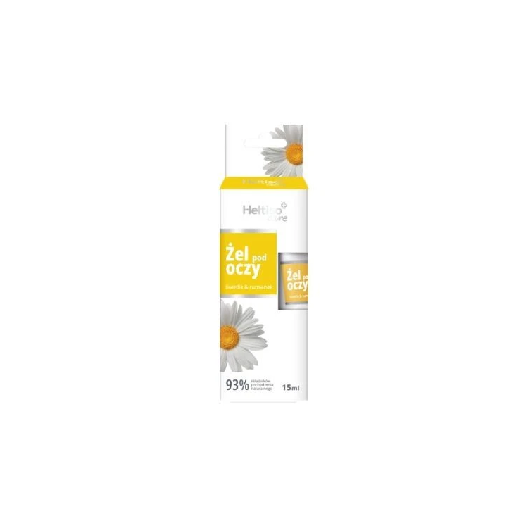 HELTISO CARE Żel pod oczy Świetlik & Rumianek 15ml HELTISO CARE Żel pod oczy Świetlik & Rumianek 15ml