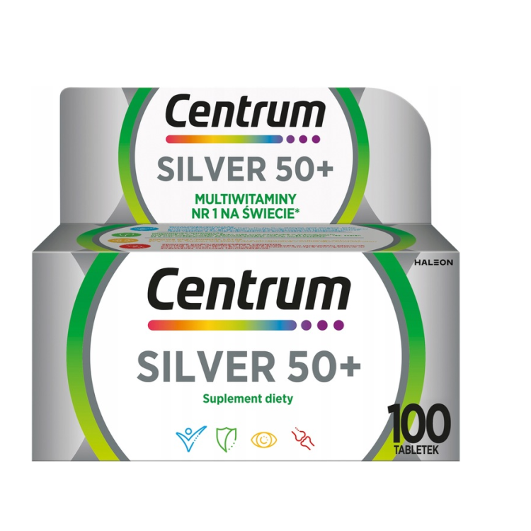 Centrum Silver 50+ Multiwitaminy 100tabletek