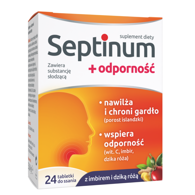 SEPTINUM + odporność 24 tabletki do ssania SEPTINUM + odporność 24 tabletki do ssania