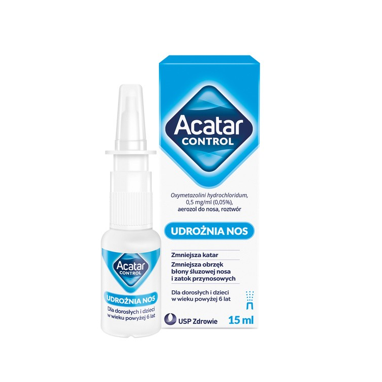 Acatar Control 0.05% aerozol do nosa 15 ml Acatar Control 0.05% aerozol do nosa 15 ml