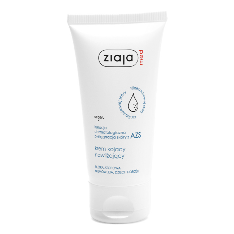 ZIAJA MED kuracja dermatologiczna pielęgnacja skóry z AZS krem kojący nawilżający50 ml ZIAJA MED kuracja dermatologiczna pielęgnacja skóry z AZS krem kojący nawilżający50 ml
