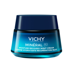VICHY MINERAL 89 NAWILŻAJĄCO-REGENERUJĄCY KREM Z MELATONINĄ NA NOC 50 ml