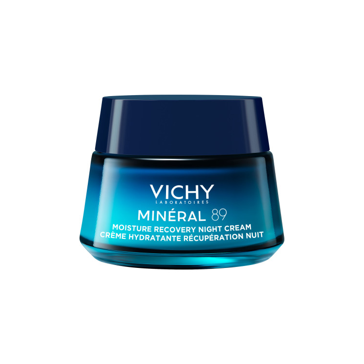 VICHY MINERAL 89 NAWILŻAJĄCO-REGENERUJĄCY KREM Z MELATONINĄ NA NOC 50 ml VICHY MINERAL 89 NAWILŻAJĄCO-REGENERUJĄCY KREM Z MELATONINĄ NA NOC 50 ml