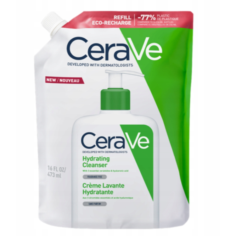 CeraVe Emulsja Nawilżająca do Mycia, Skóra Normalna i Sucha 473ml Refill CeraVe Emulsja Nawilżająca do Mycia, Skóra Normalna i Sucha 473ml Refill