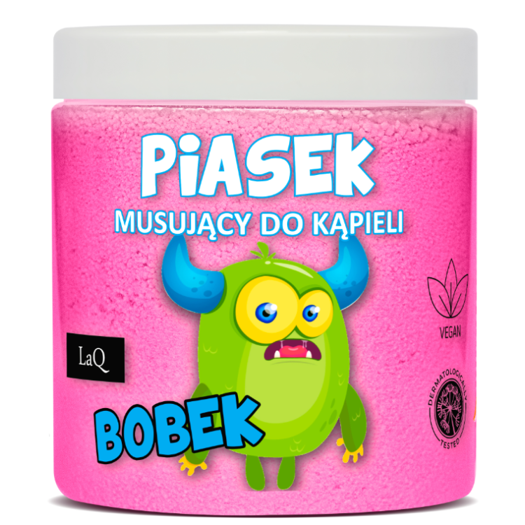 LaQ Piasek musujący do kąpieli BOBEK 190g LaQ Piasek musujący do kąpieli BOBEK 190g