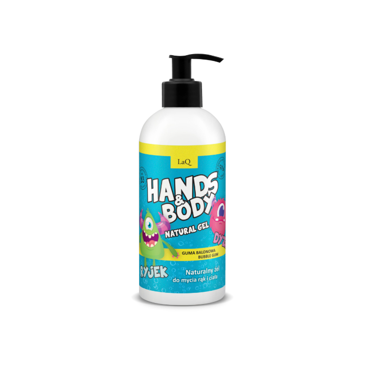 LaQ Żel pod prysznic BOBEK i RYJEK o zapachu gumy balonowej 300ml LaQ Żel pod prysznic BOBEK i RYJEK o zapachu gumy balonowej 300ml