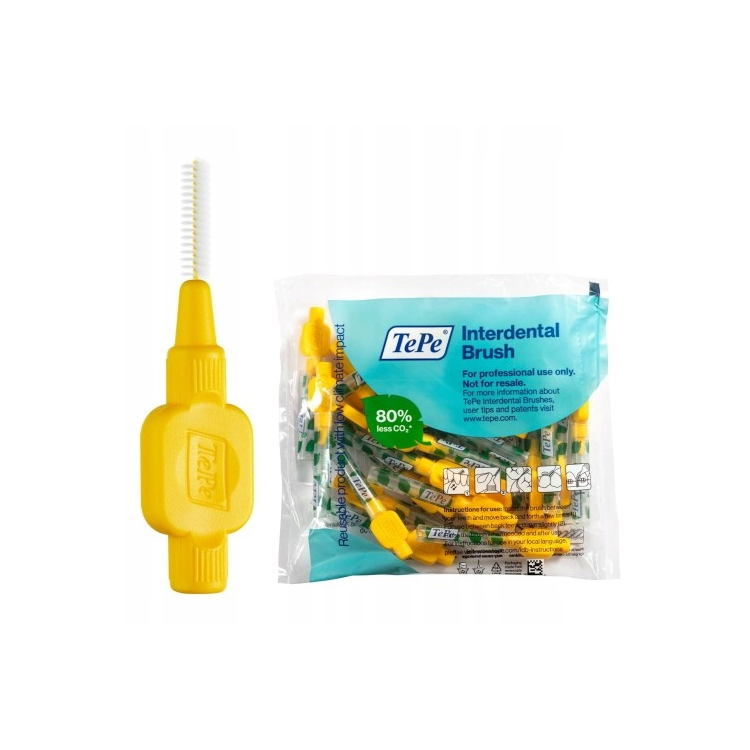 TePe Original szczoteczki międzyzębowe 0,7 mm żółte 25 szt. TePe Original szczoteczki międzyzębowe 0,7 mm żółte 25 szt.
