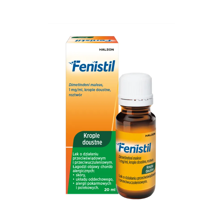 Fenistil krople 1 mg/1ml 20 ml Fenistil krople 1 mg/1ml 20 ml