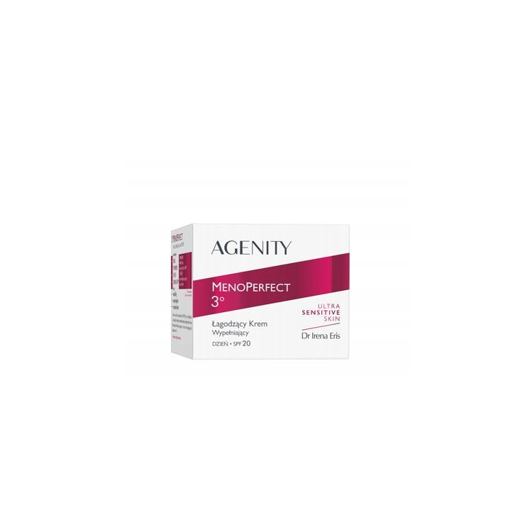 Dr Irena Eris AGENITY MenoPerfect 3 Łagodzący krem na dzień SPF20 50 ml Dr Irena Eris AGENITY MenoPerfect 3 Łagodzący krem na dzień SPF20 50 ml