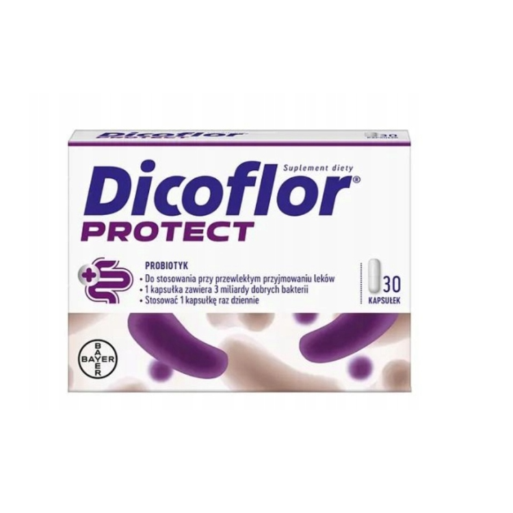 Dicoflor Protect probiotyk 30 kapsułek Dicoflor Protect probiotyk 30 kapsułek