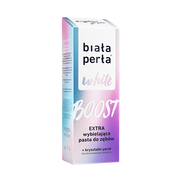Biała Perła WHITE BOOST Extra Wybielająca pasta do zębów 75ml Biała Perła WHITE BOOST Extra Wybielająca pasta do zębów 75ml