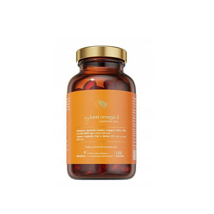 MyBest Omega-3, 120 kapsułek MyBest Omega-3, 120 kapsułek
