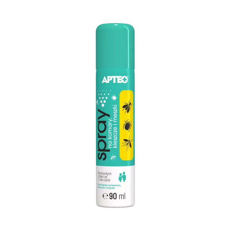 Spray na komary, kleszcze i meszki APTEO 90ml Spray na komary, kleszcze i meszki APTEO 90ml