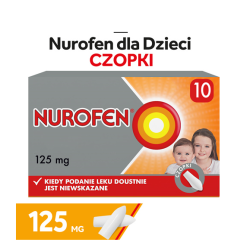 Nurofen dla dzieci 0,125 g 10 czopków