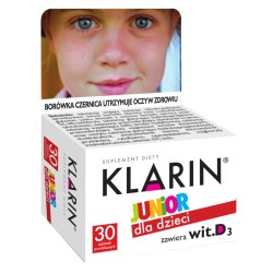 KLARIN JUNIOR od 6 roku życia 30 tabletek