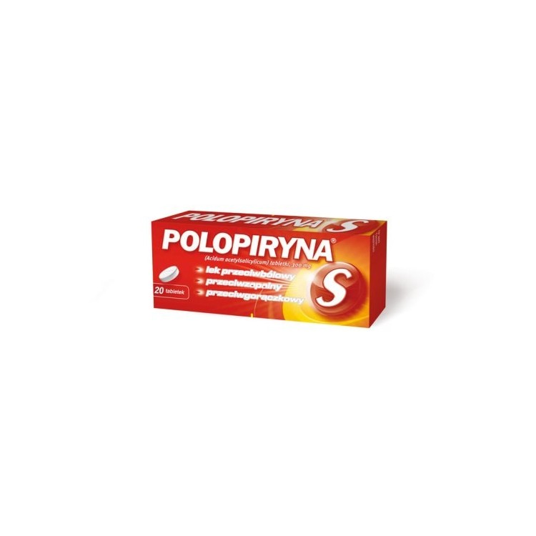 Polopiryna 500 mg 10 tabletek dojelitowych