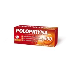 Polopiryna 500 mg 20 tabletek dojelitowych
