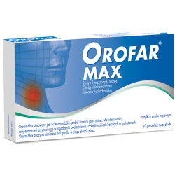 Orofar Max 20 pastylek