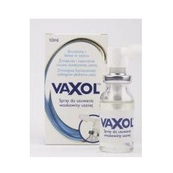 Vaxol spray do usuwania woskowiny usznej dla dzieci i dorosłych 10 ml