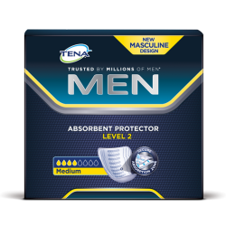 Wkładki higieniczne anatomiczne TENA FOR MEN Level 2 MEDIUM 20 sztuk